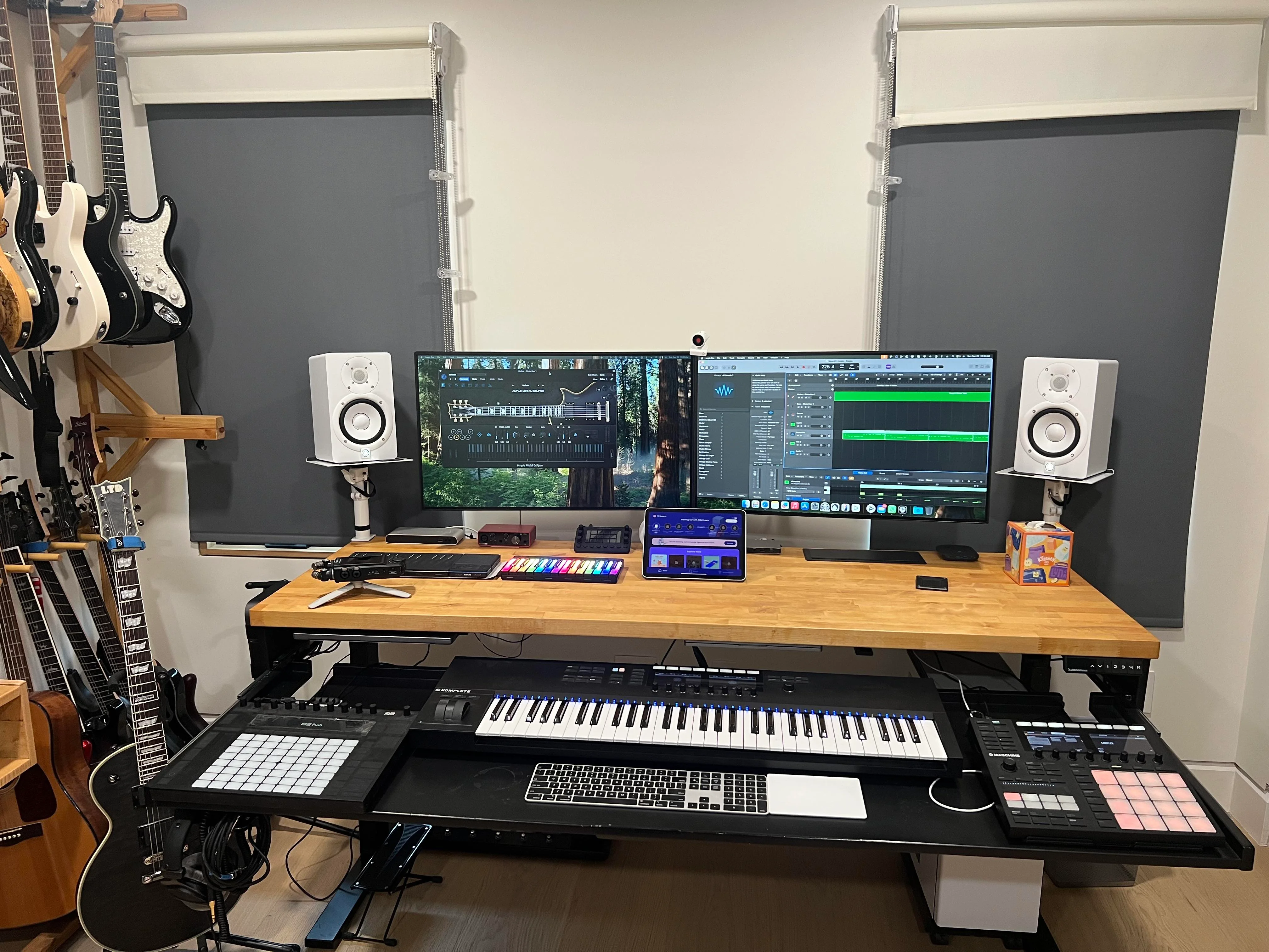music studio at the backyard