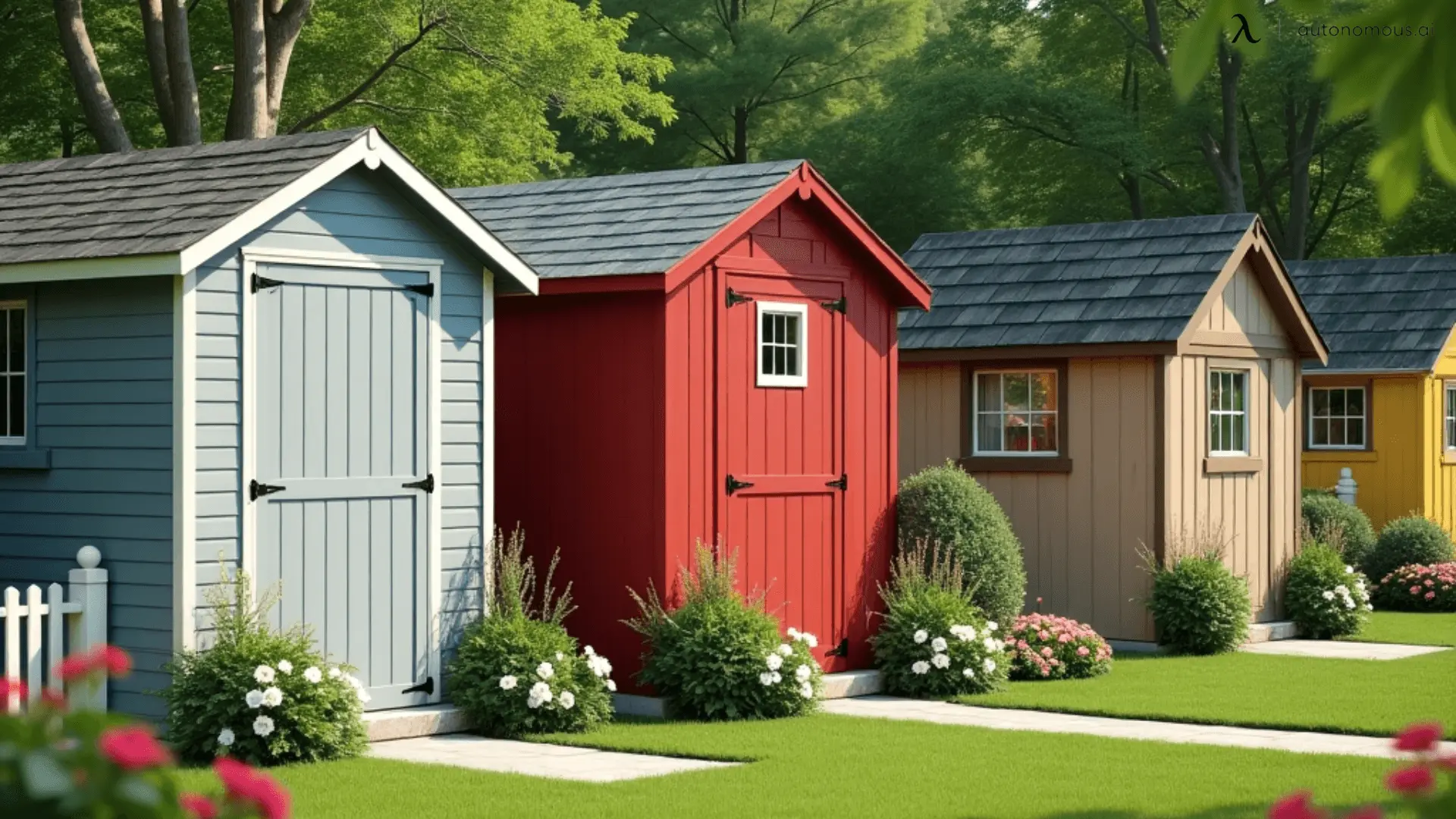 15 Popular Shed Color Ideas For Productive Workspaces