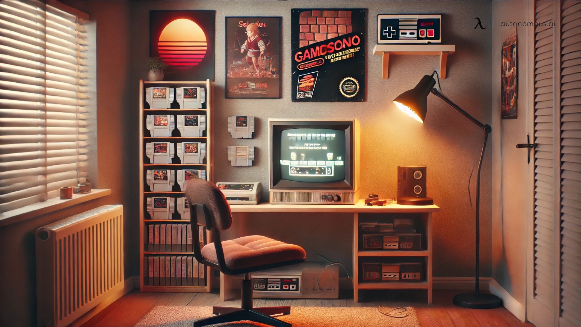 Create a nostalgic retreat with a retro gaming room setup