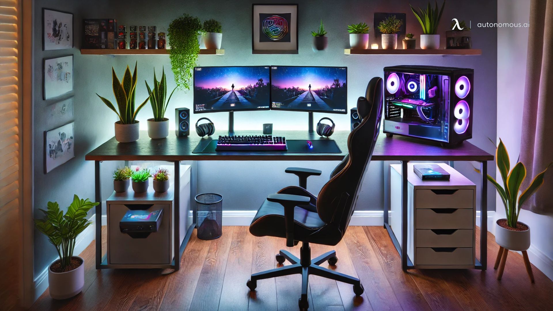 15 Ways to Create a Plant Gaming Setup