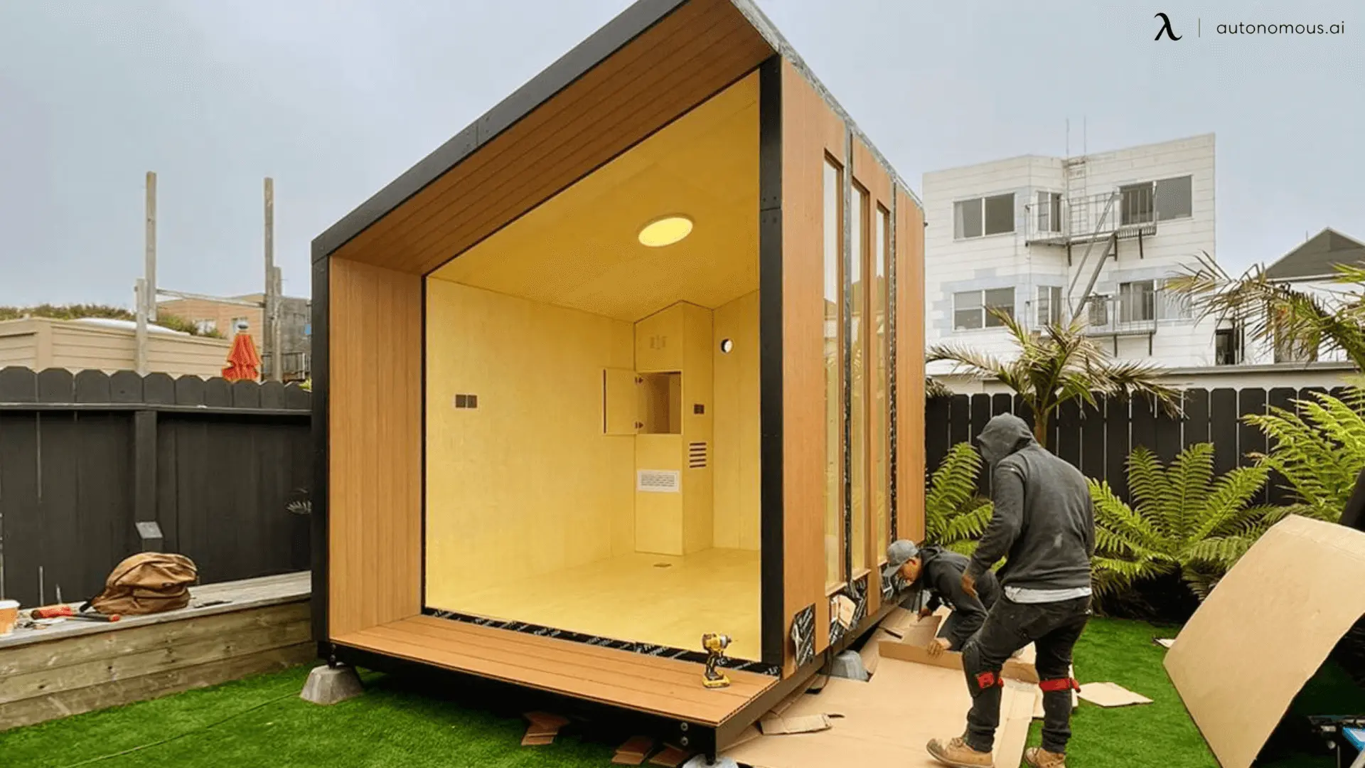 When you are squaring up the floor and walls of your shed, resist the urge to be careless