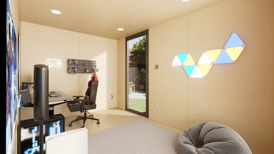 A gaming shed is the perfect setup for gamers who want an immersive experience.