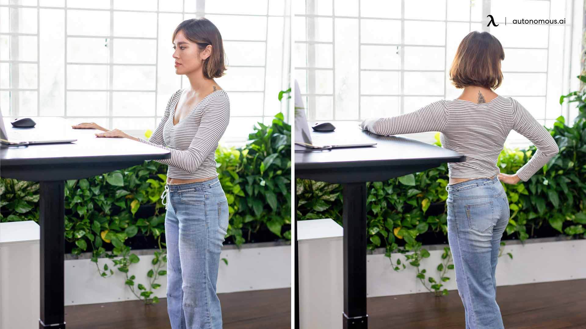 Health is a major consideration when evaluating standing vs sitting at a desk