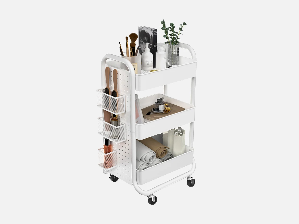EUREKA ERGONOMIC 3 Tier Metal Utility Cart