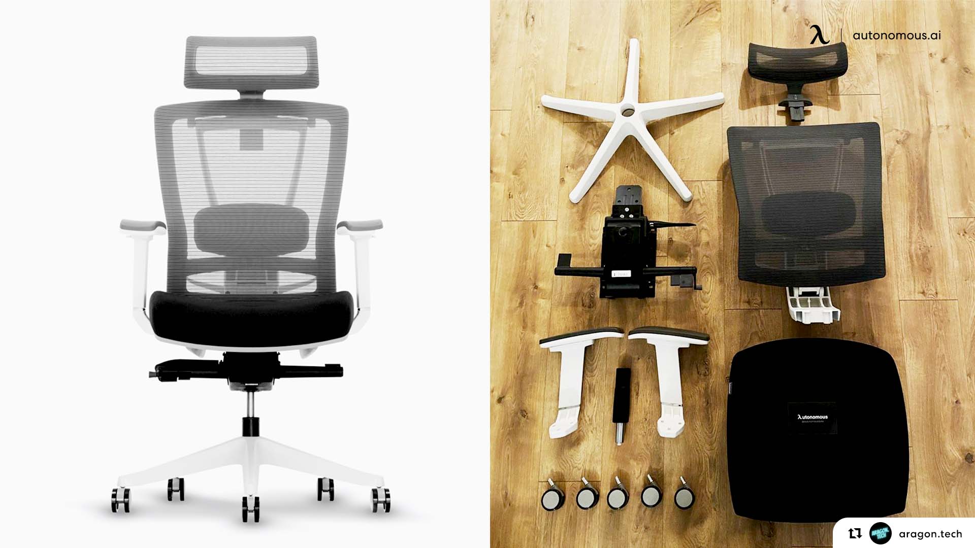 Parts of a Computer Chair for Replacement