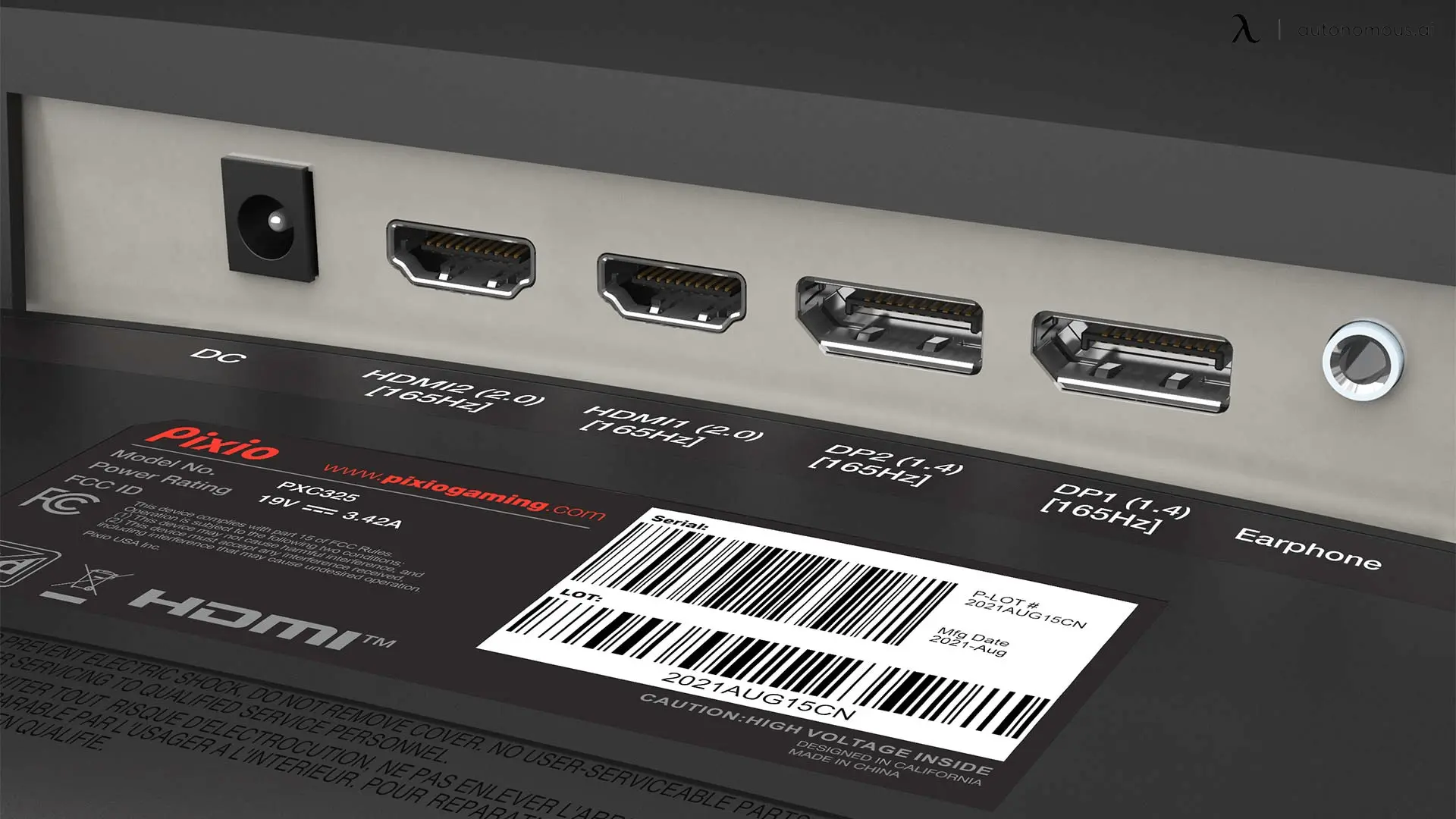 Choosing a PC monitor vs. TV screen also depends on the ports and features available.