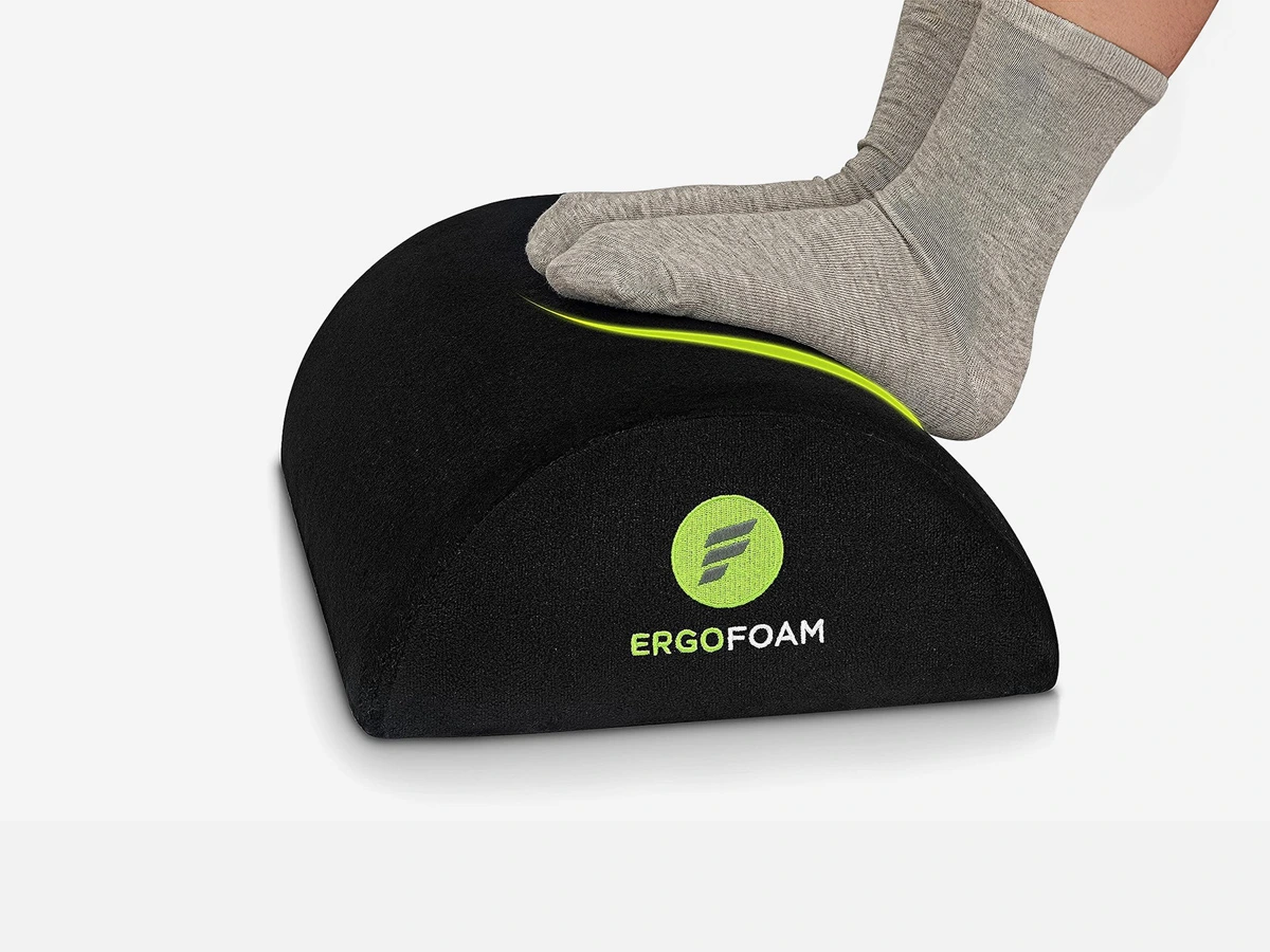 ErgoFoam Foot Rest Under Desk: Tall