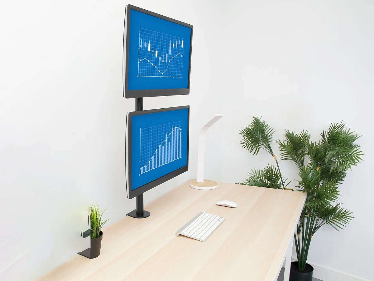 Mount-It! MI-1768 Vertical Dual Monitor Mount