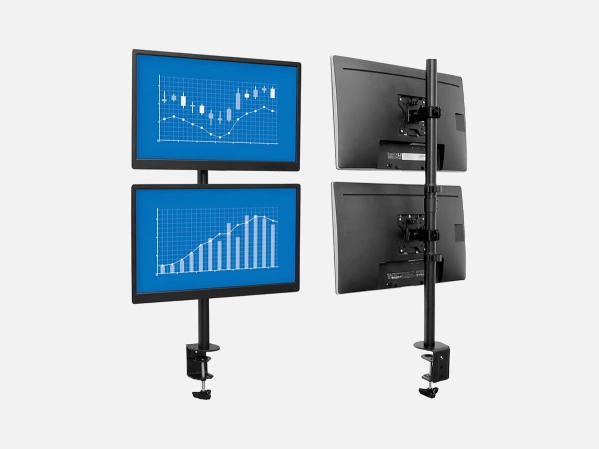 Mount-It! MI-1768 Vertical Dual Monitor Mount