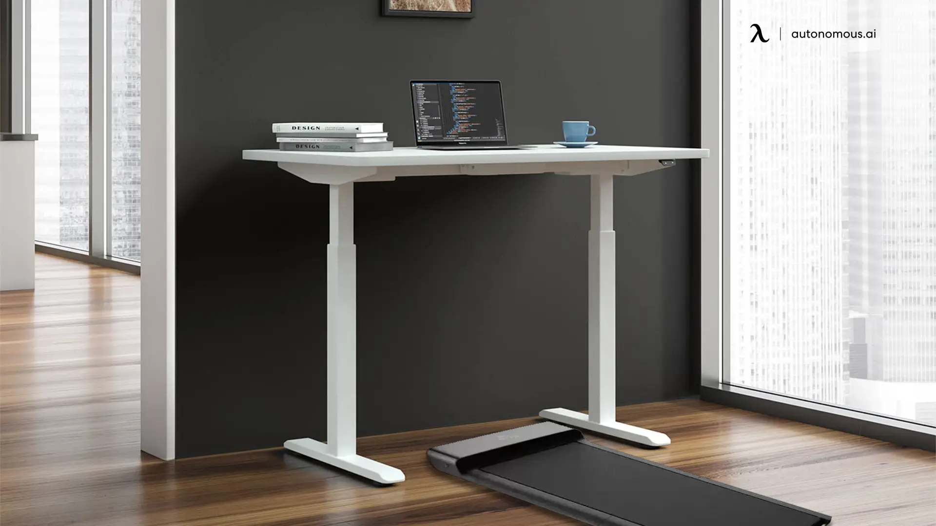 Transform your home office with a stand-up desk designed for treadmills