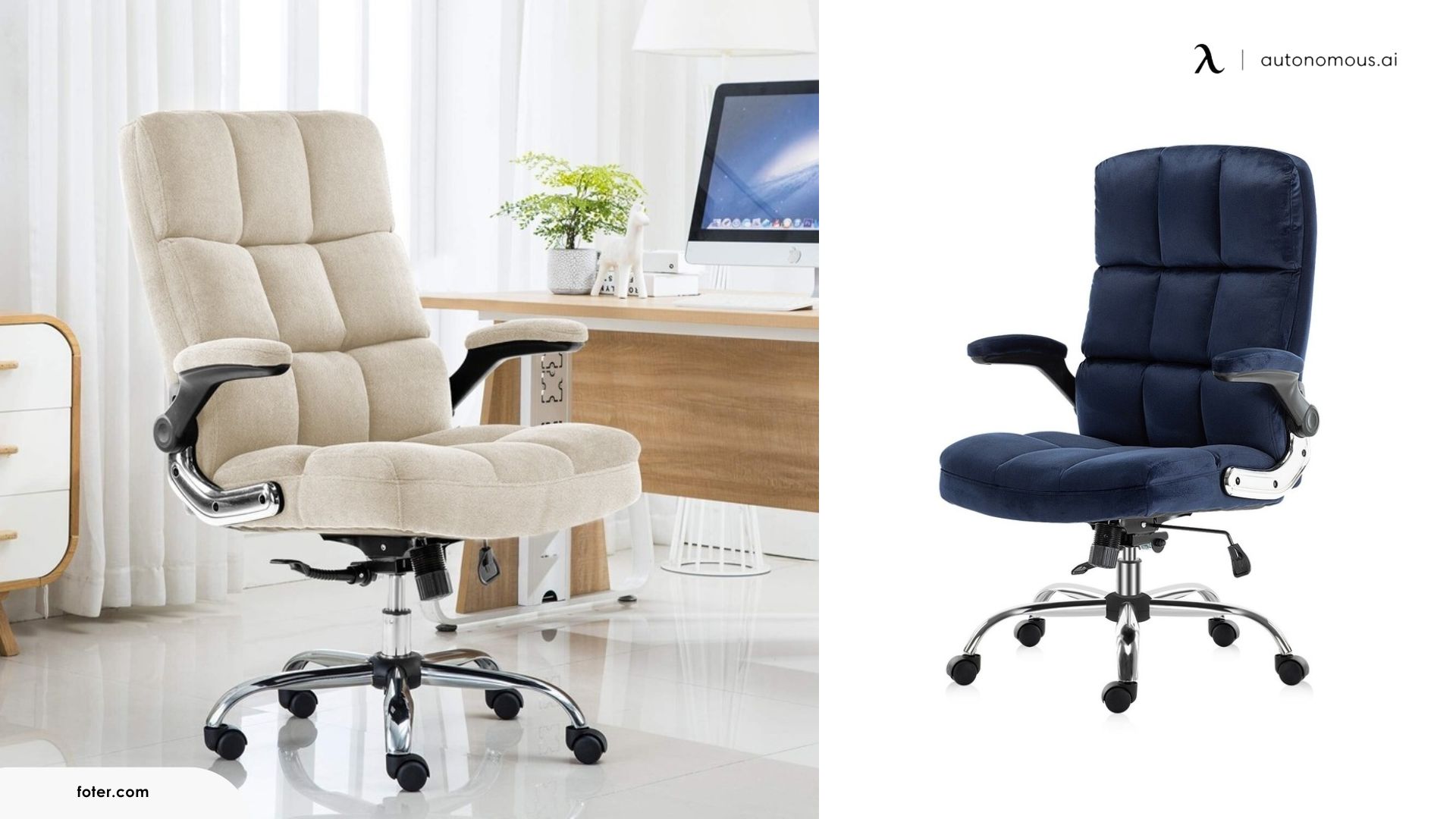 Plush Orthopedic Computer Chair