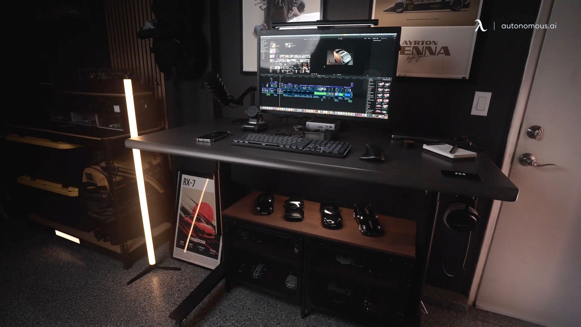 Why is cable management important for standing desks?