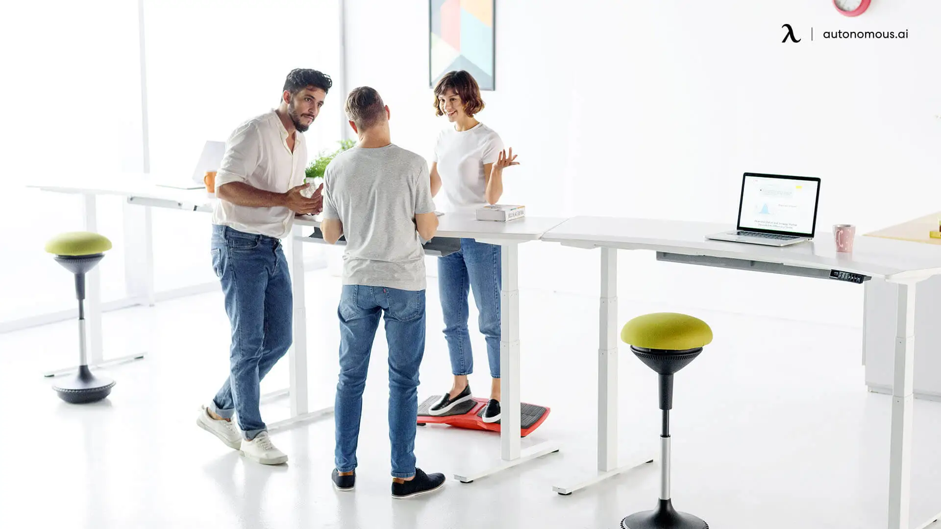 the balance board to