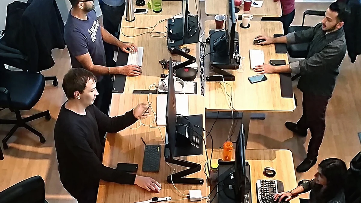 Improving ergonomic, height-adjustable desks.