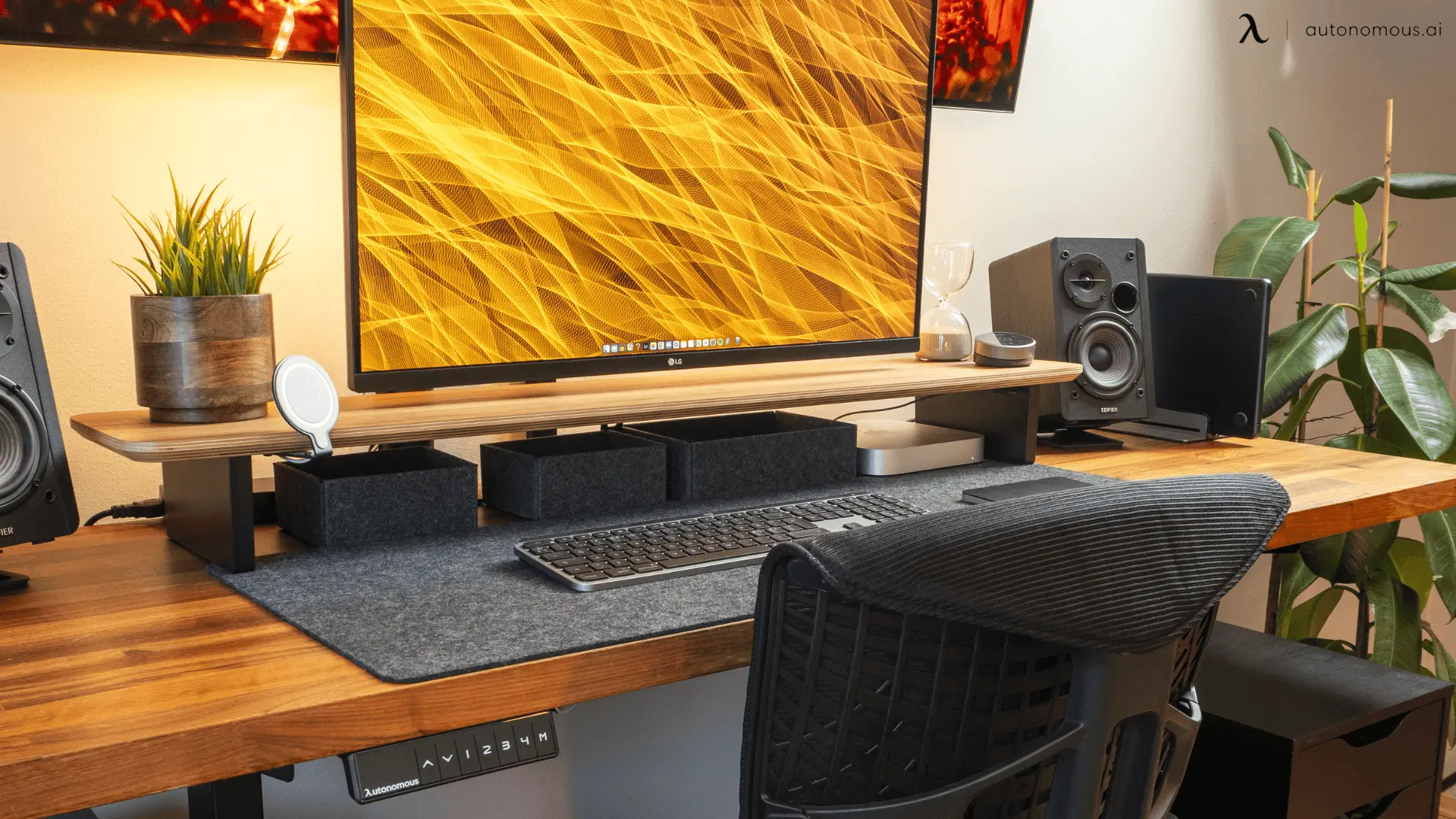 Idea 6: A Business Owner's Executive Office with a Desk and Chair