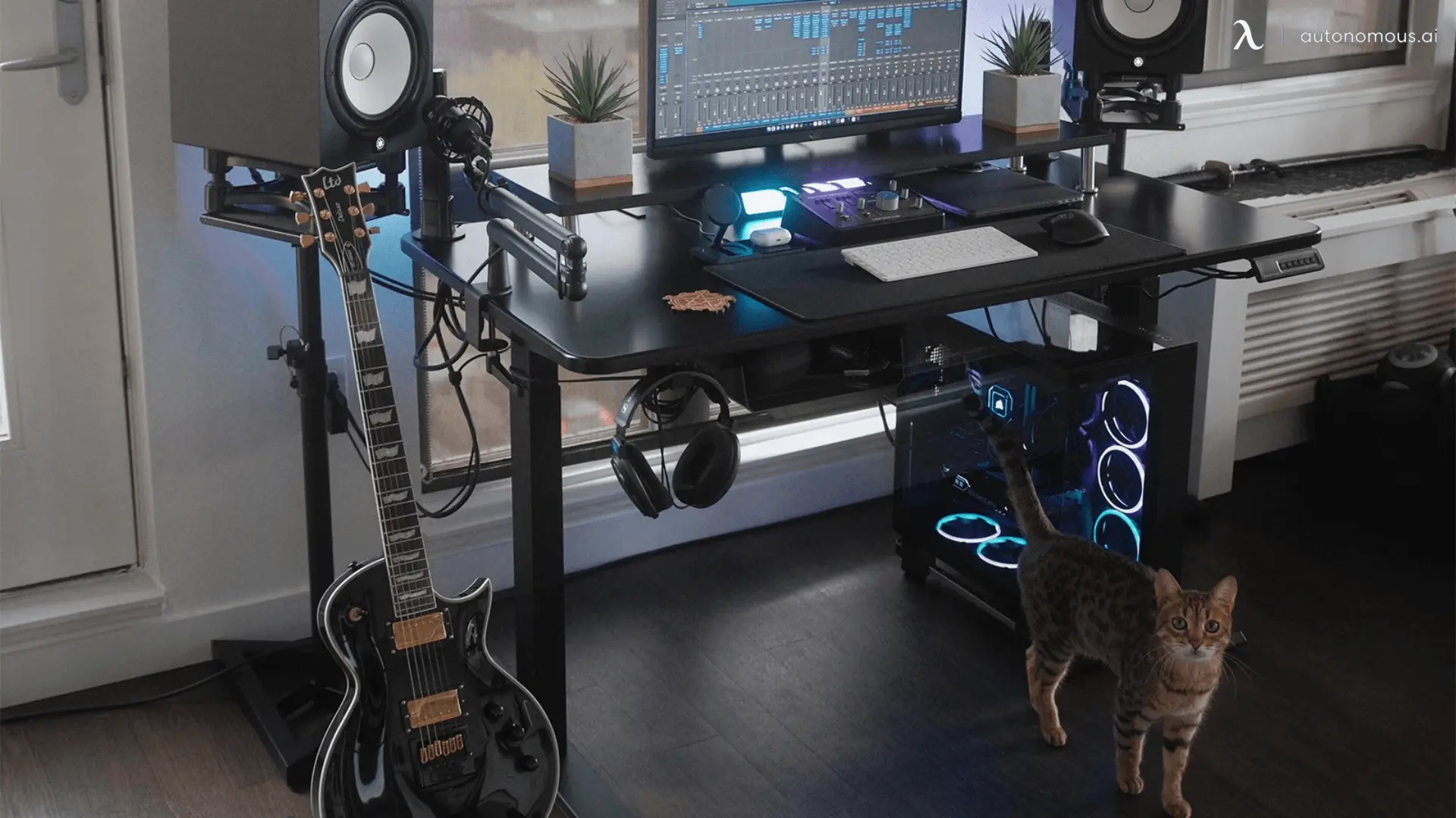 Idea 7: An Artist's Studio with a Big Workspace and Natural Light