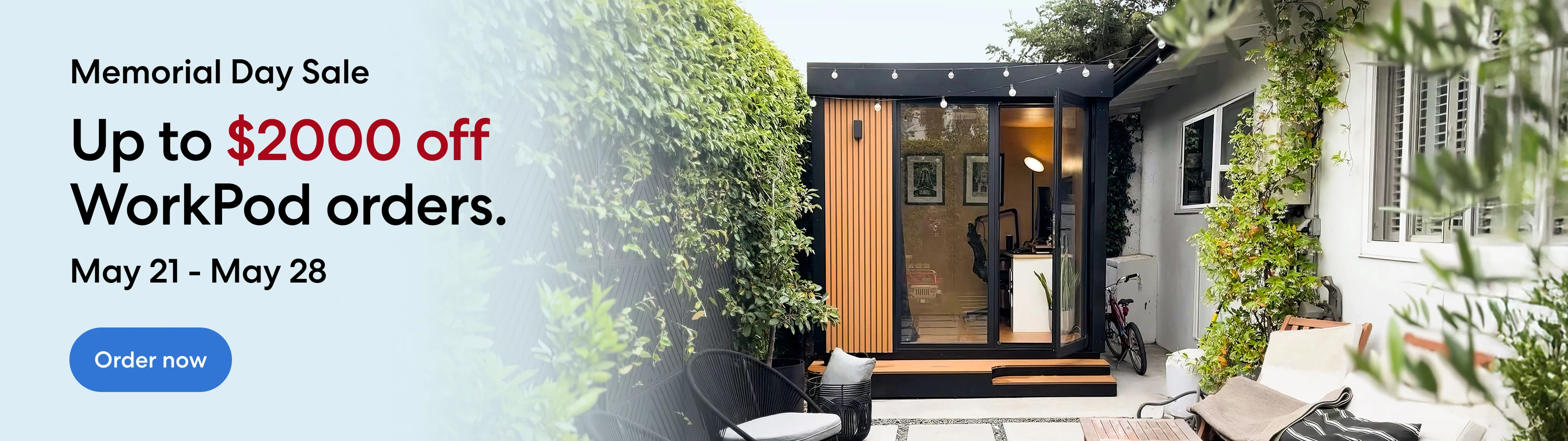 Presidents’ Day Sale on WorkPods