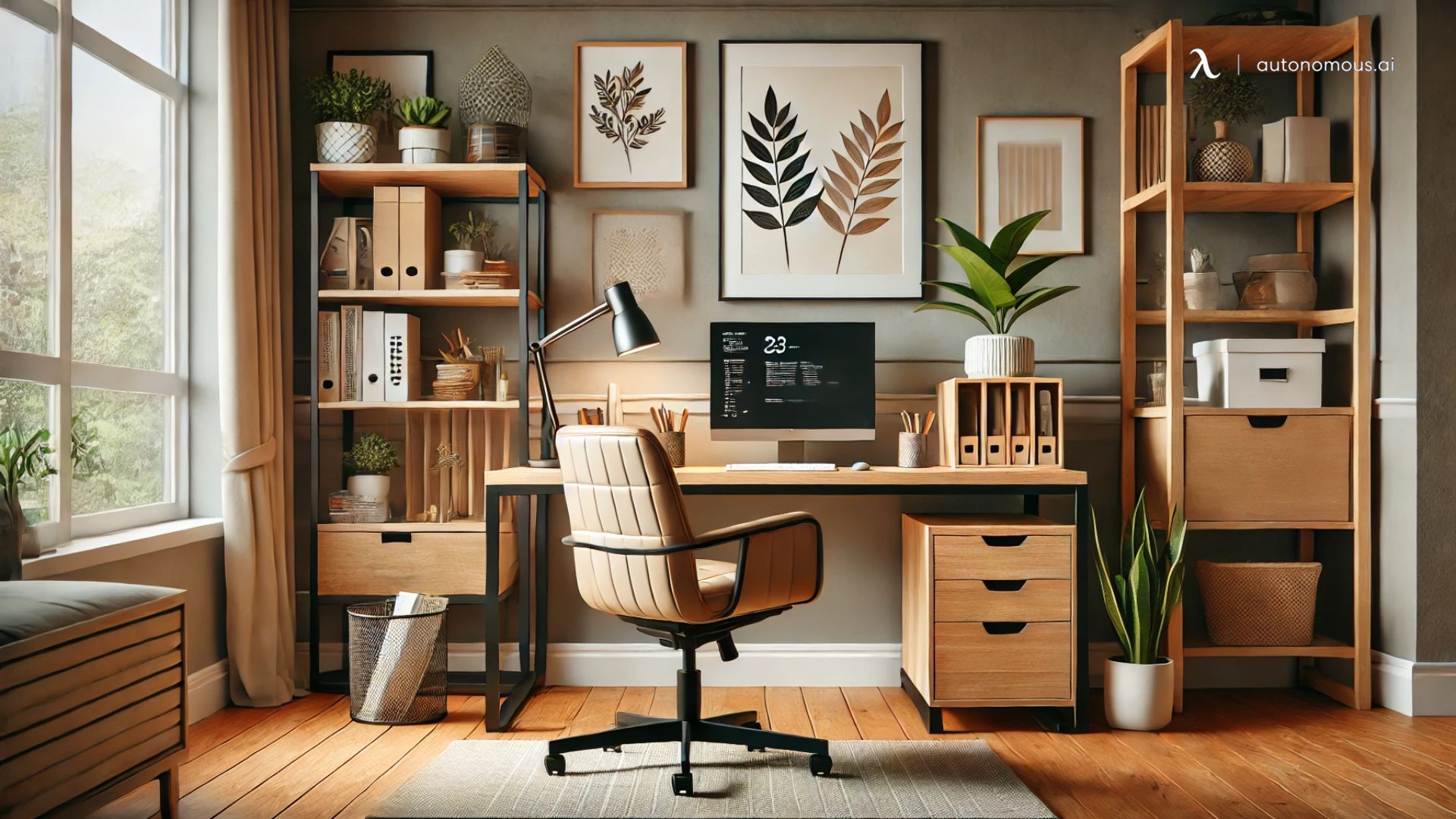 boho office decor