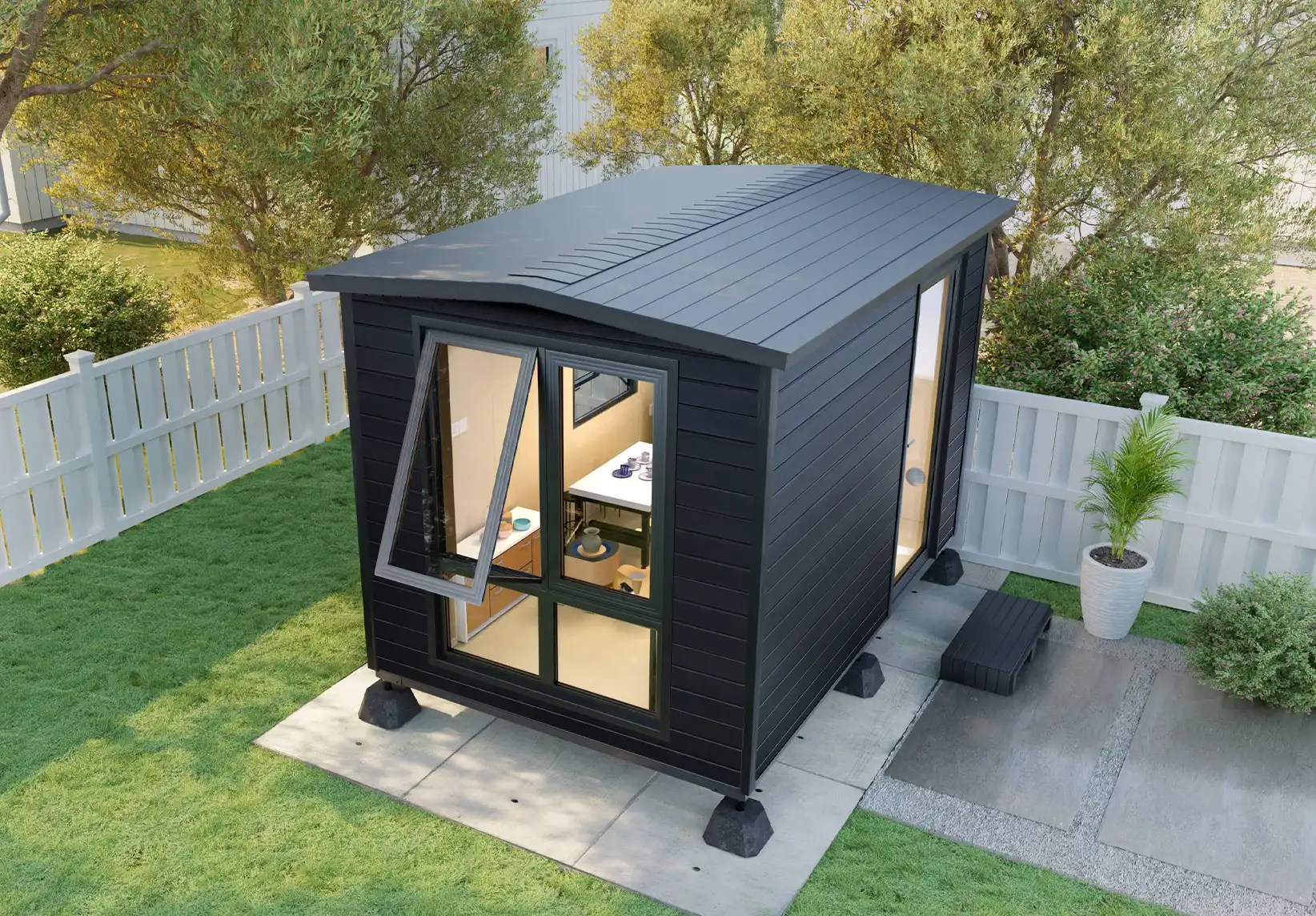 Backyard Pottery Shed