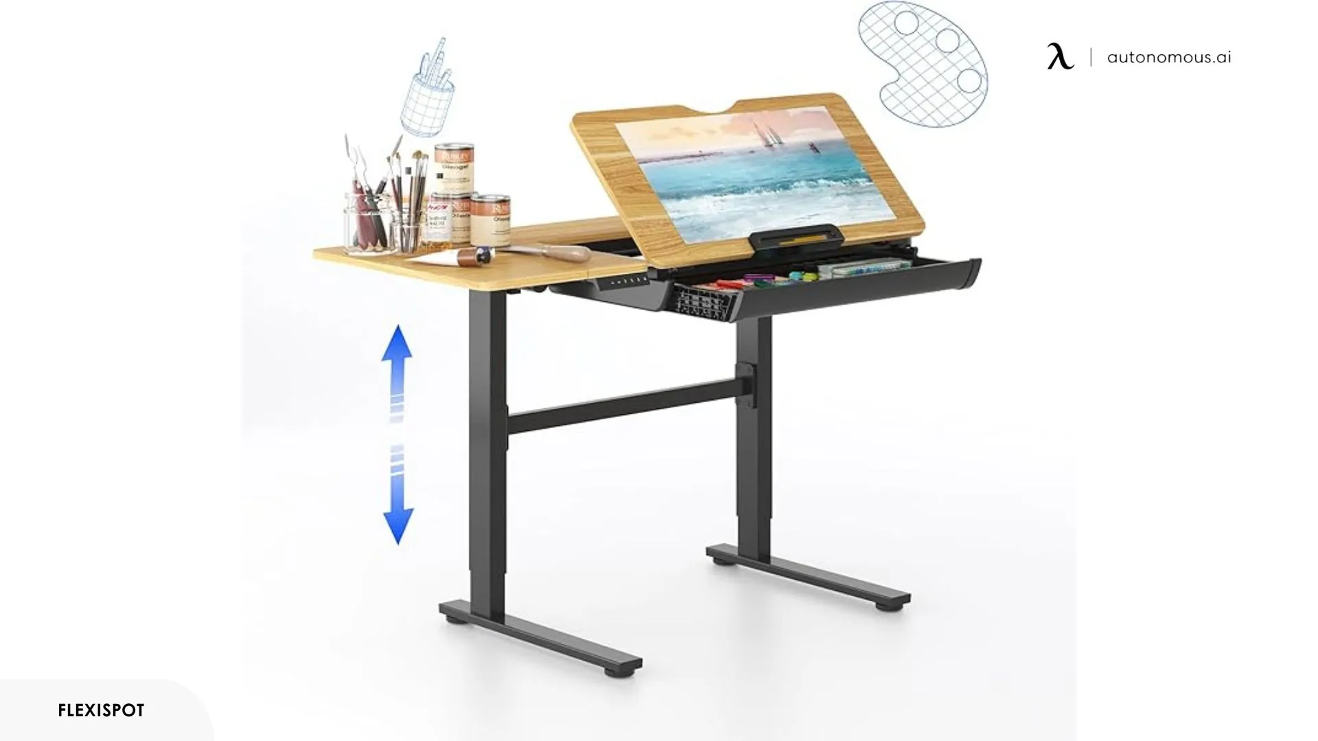FLEXISPOT Electric Drafting Table