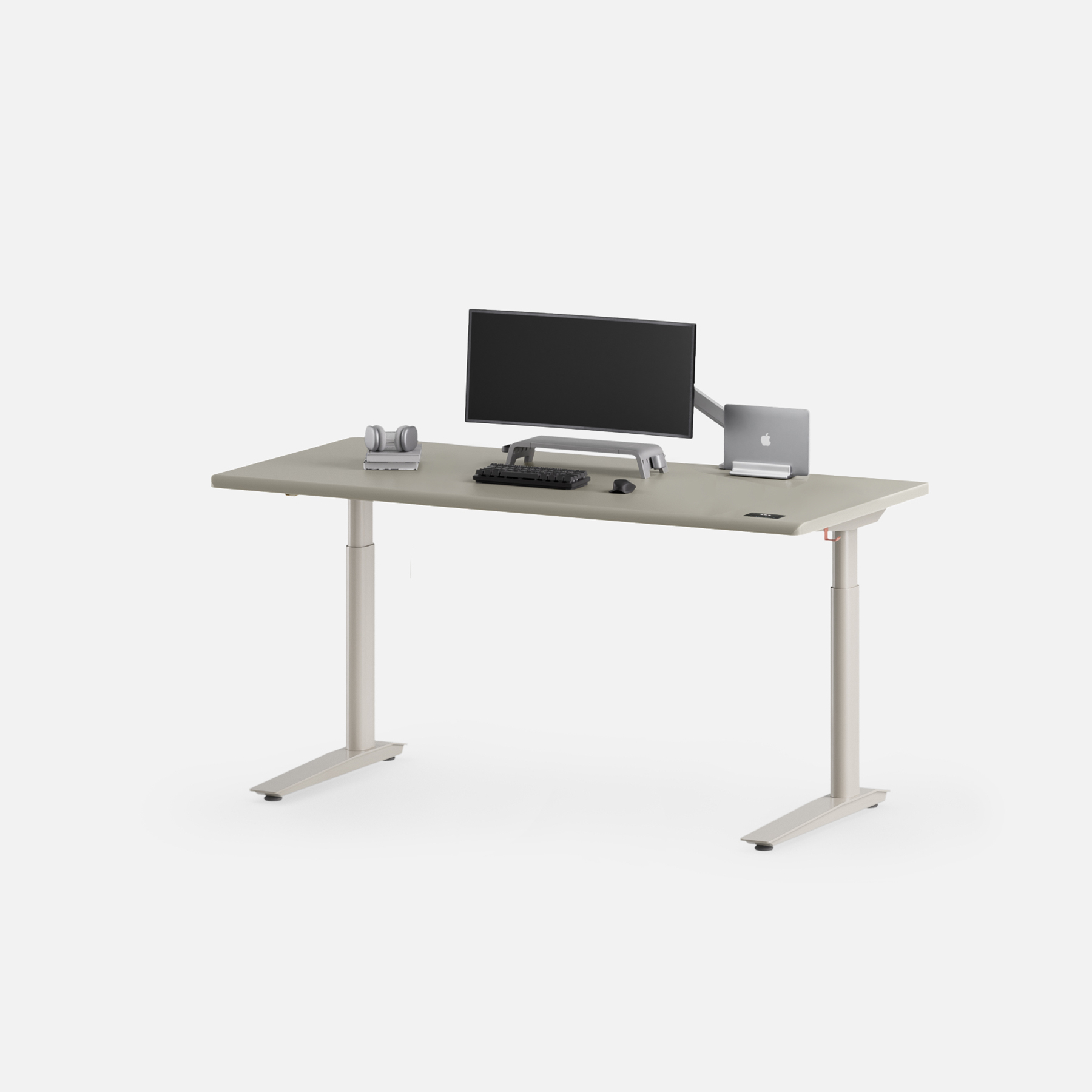 Autonomous SmartDesk 5 Standing Desk Stone Beige - SmartDesk 5 Pro Expanse