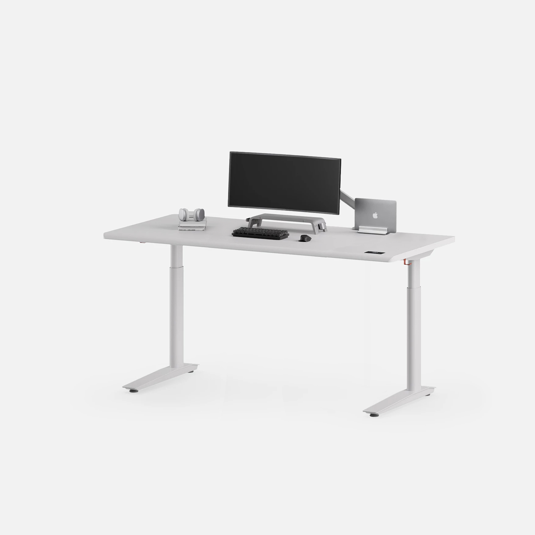 Autonomous SmartDesk 5 Standing Desk Titanium White - SmartDesk 5 Pro Expanse