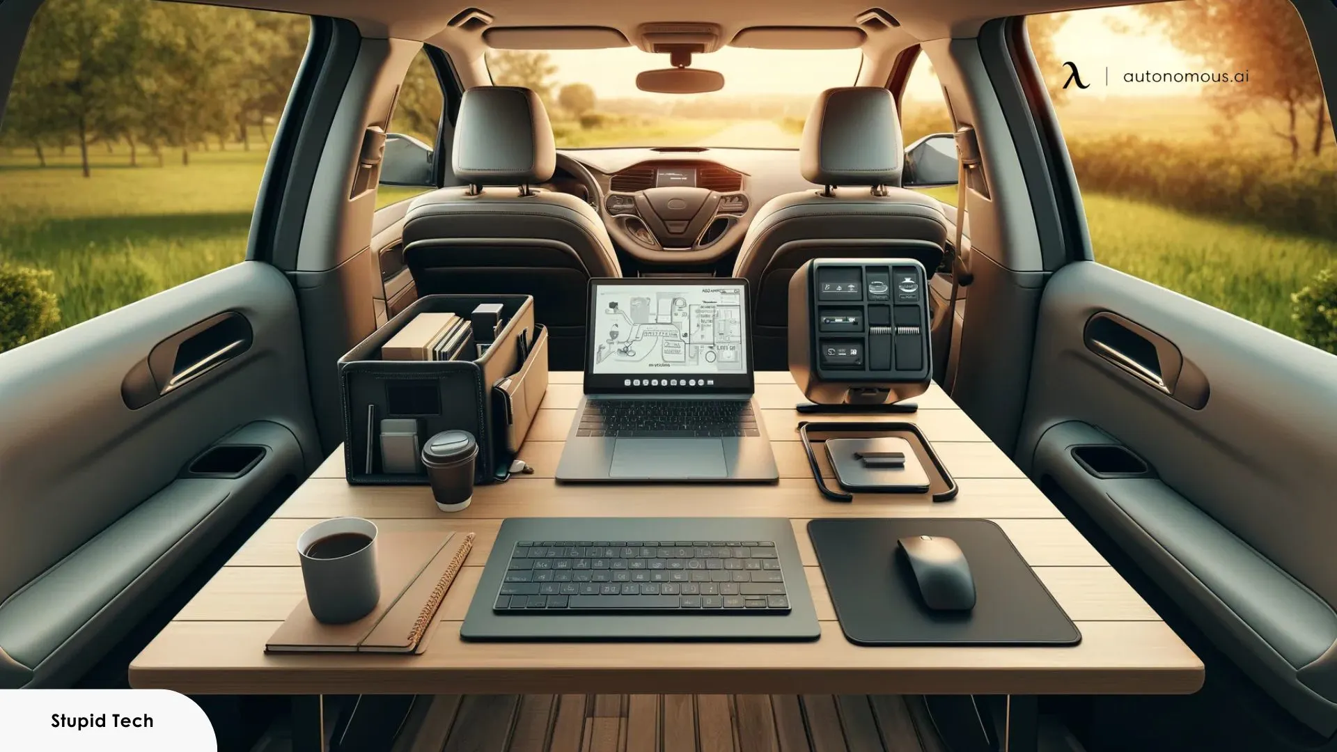 car office setup
