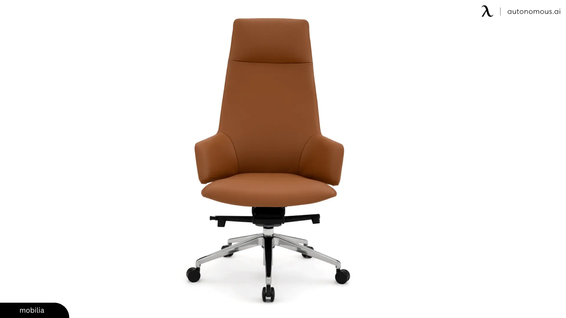 Mobilia Cognac Leather Chair: Style Meets Comfort