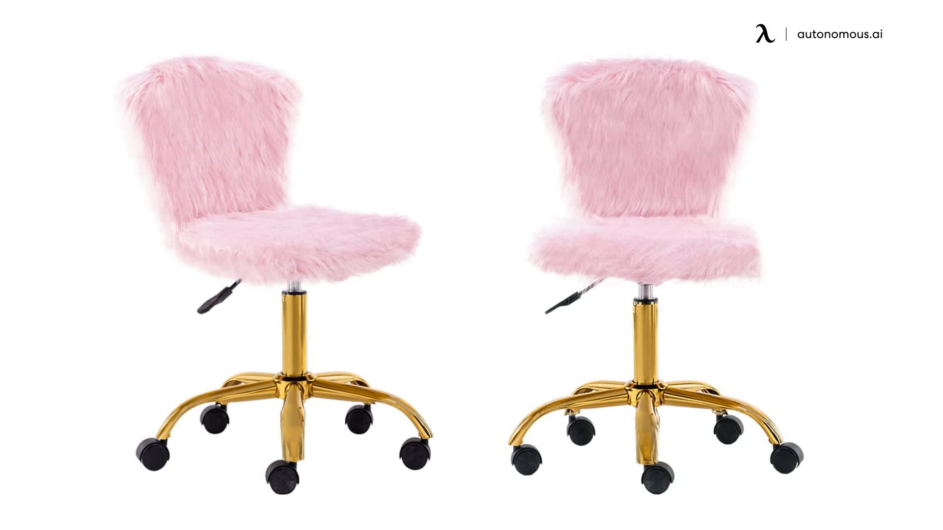 GIA Mid-Back Swivel Adjustable Small Vanity Chair