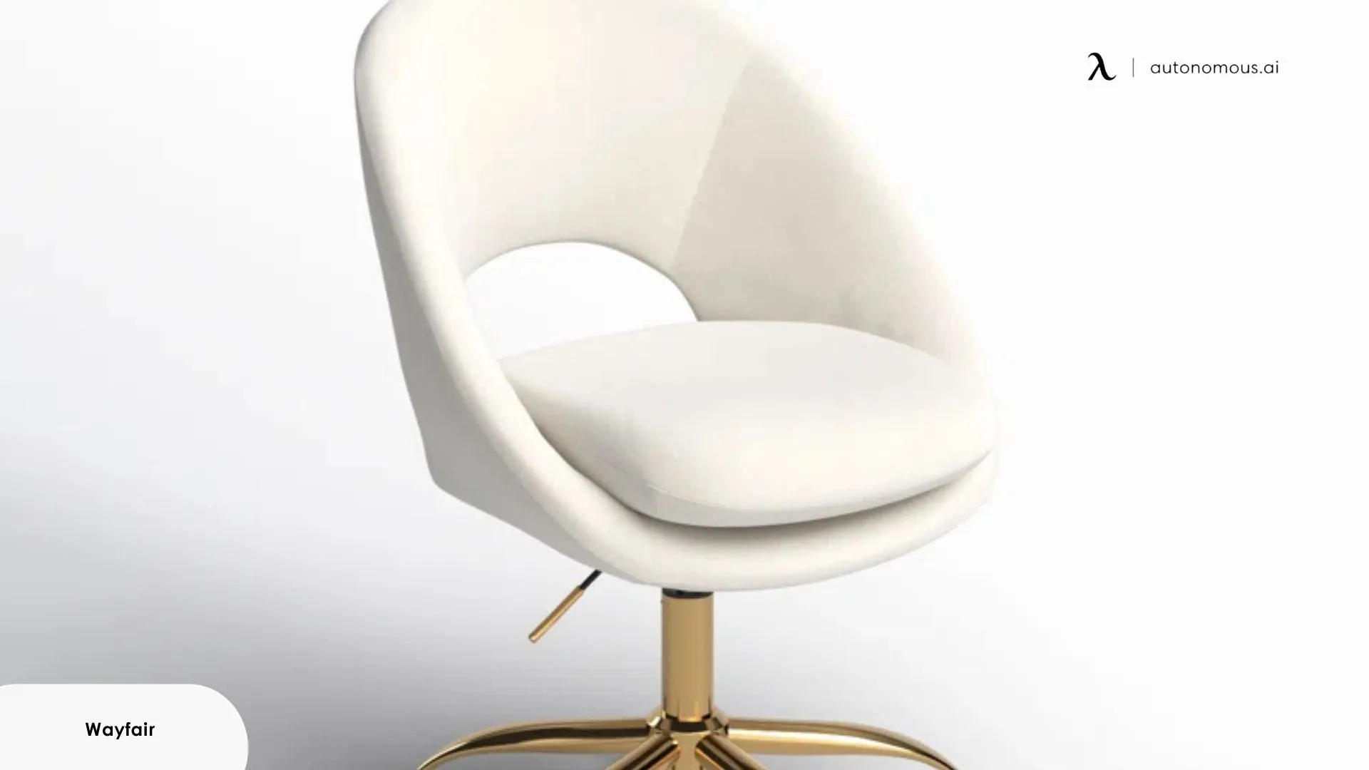 Louise Velvet Modern Task Chair with Ergonomic Design