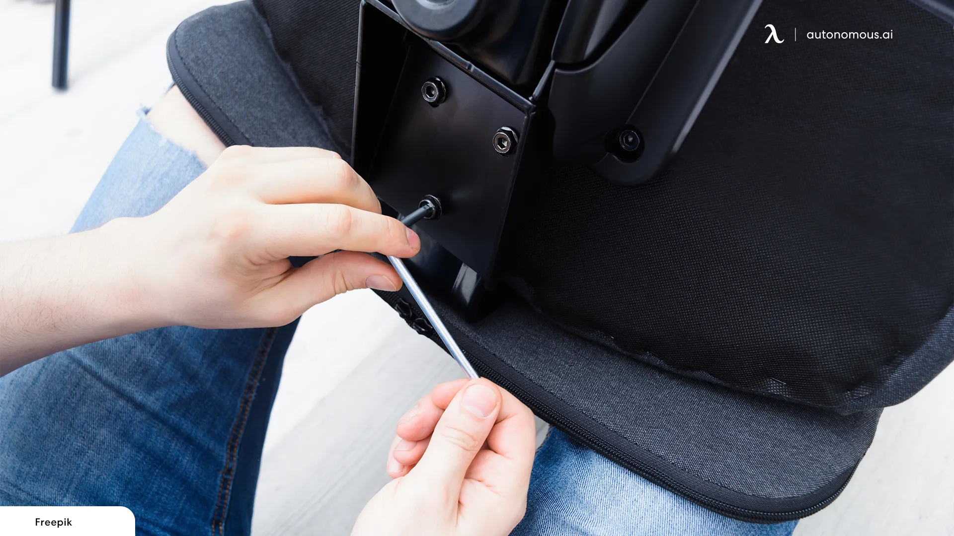 attach the new upholstery