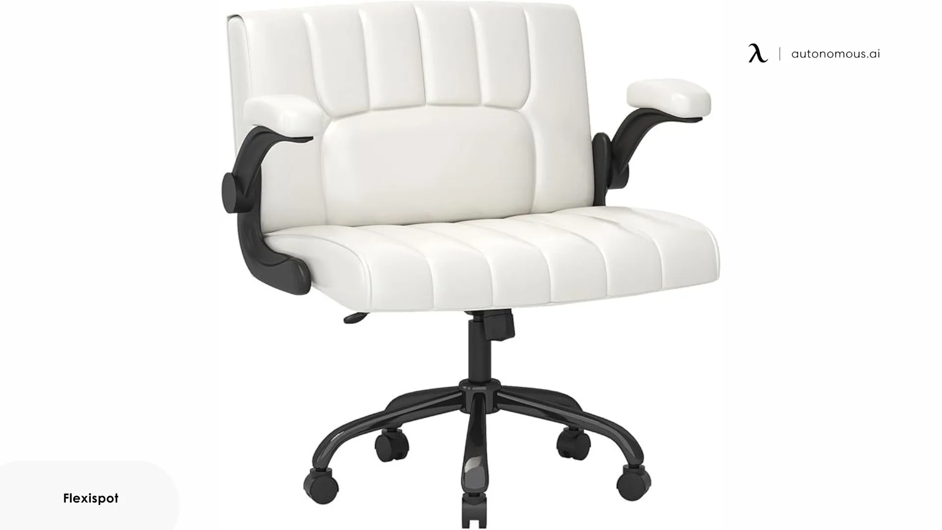 FLEXISPOT White Criss Cross Chair With Arms