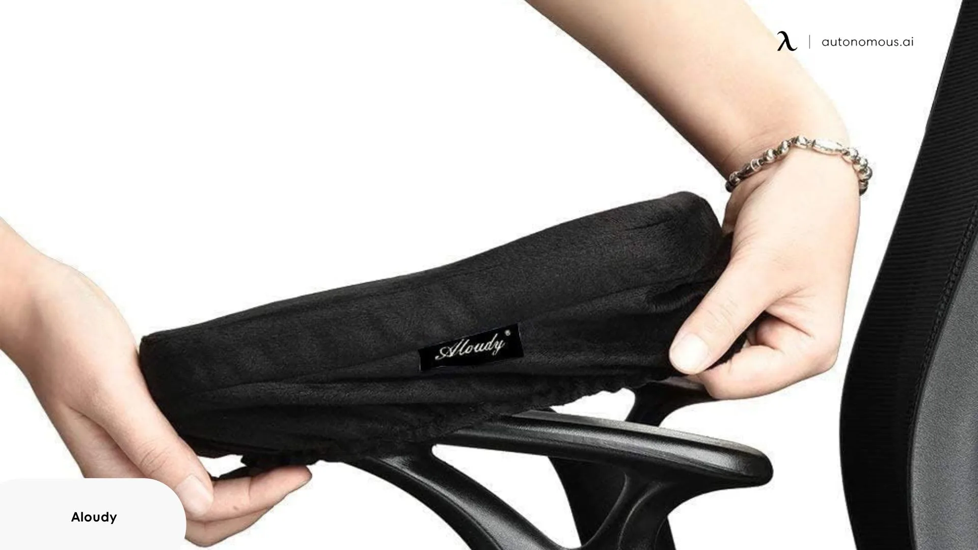 Aloudy Ergonomic Memory Foam Office Chair Armrest Pads