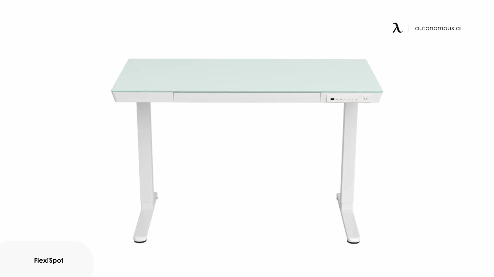Fezibo Glass-Top Standing Desk