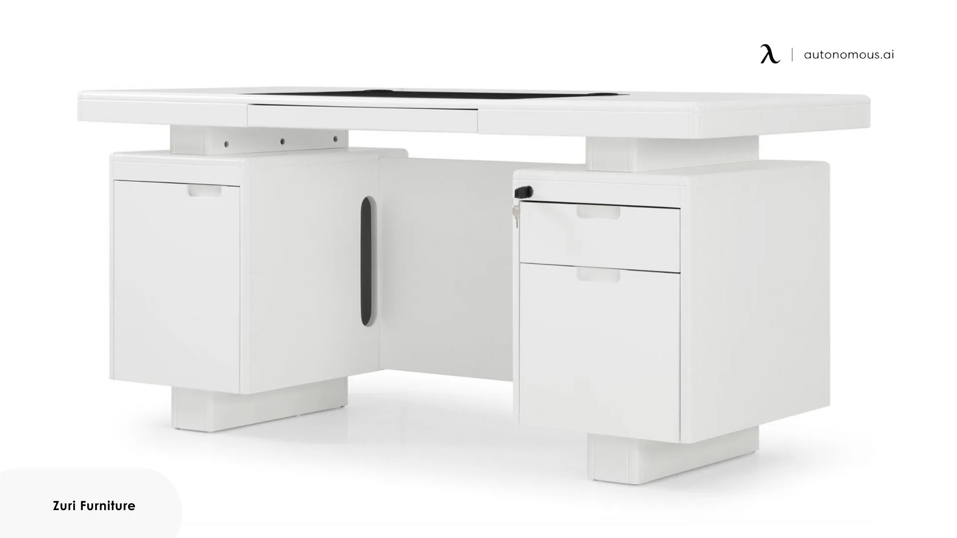 Zuri Monroe Desk In White