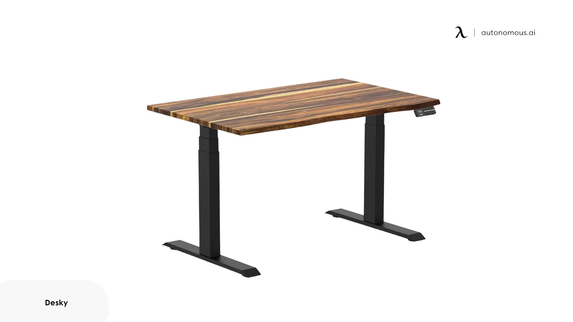 Desky Dual Hardwood Sit Stand Desk