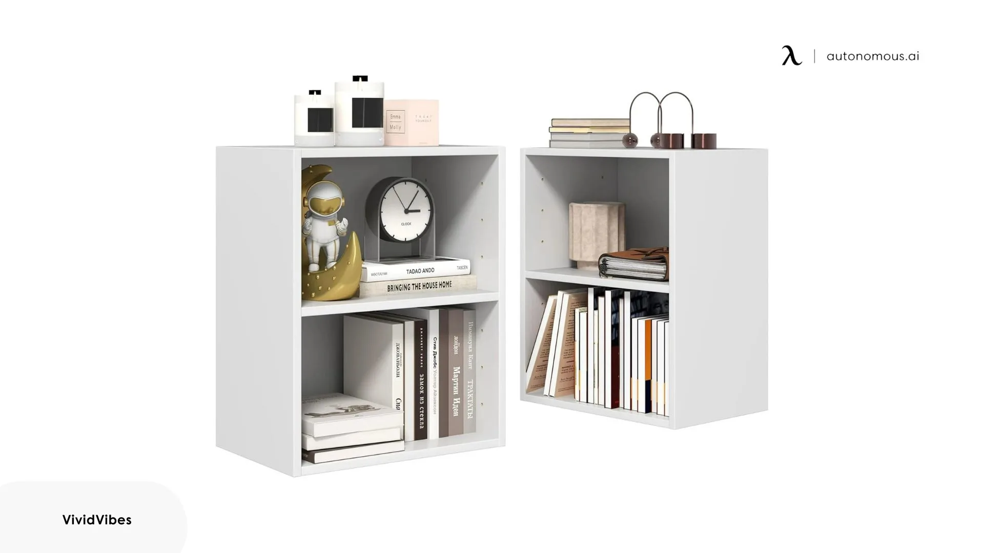 ZGOODWJ 2-Cube Bookcase