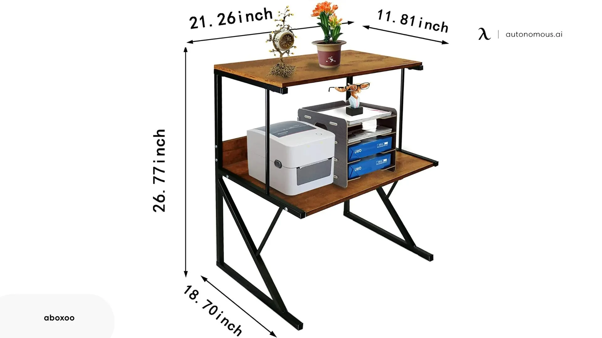 aboxoo Printer Stand for Desk