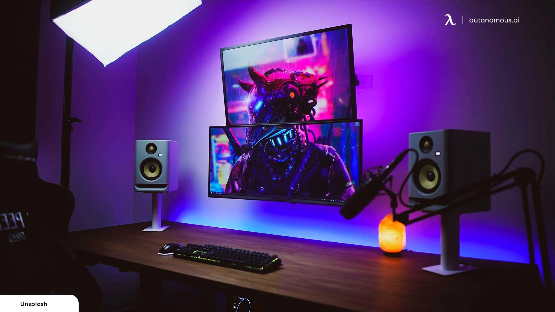 dual monitor gaming setup