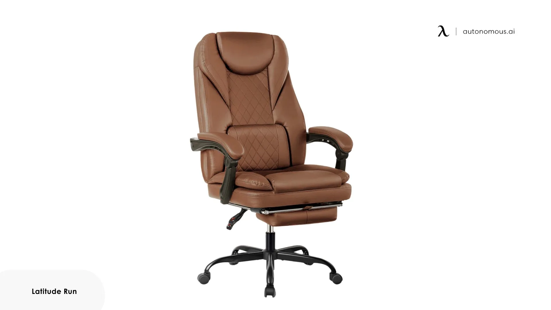Latitude Run Azteca Ergonomic Executive Chair With Footrest
