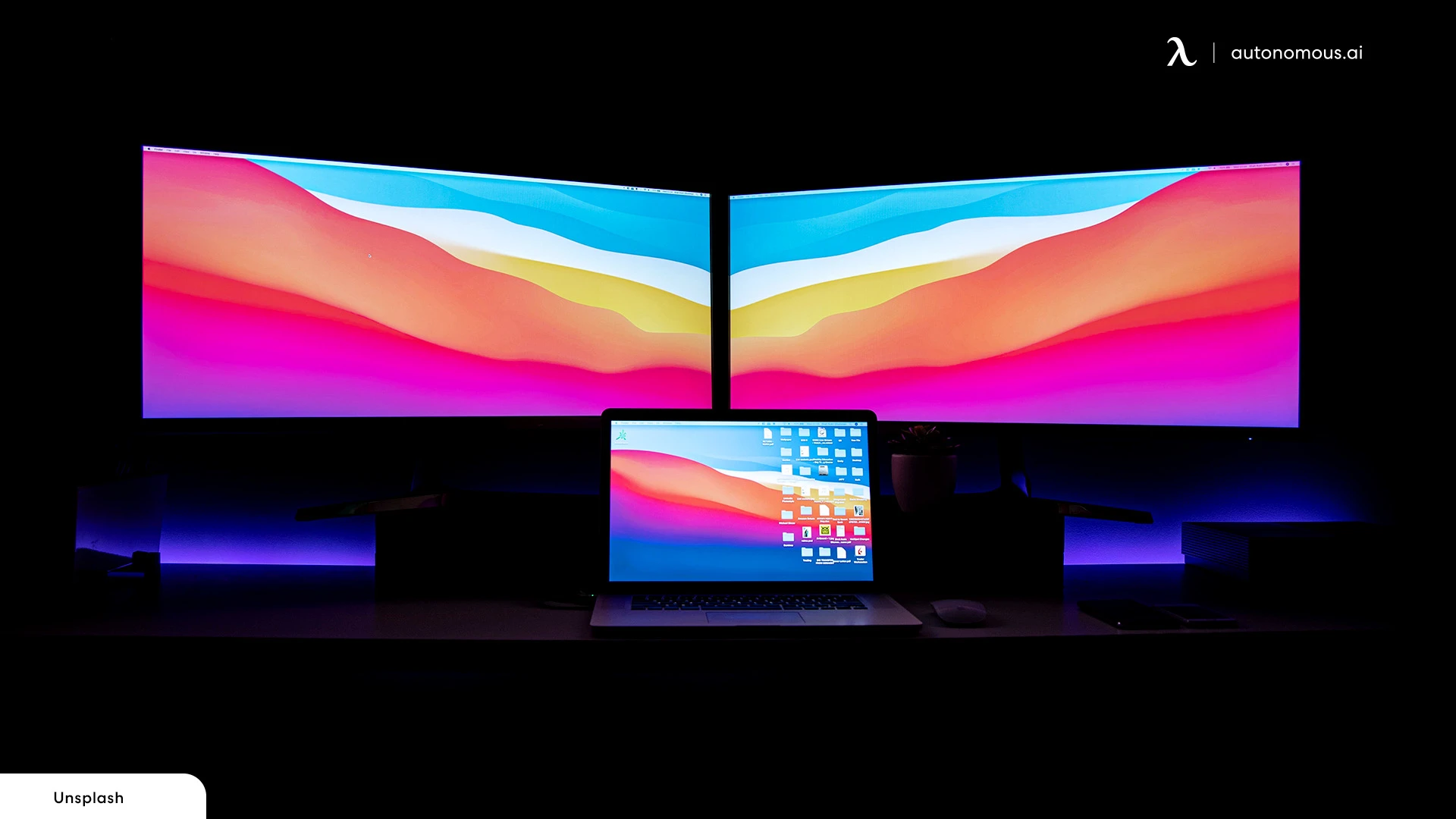 dual monitor gaming setup