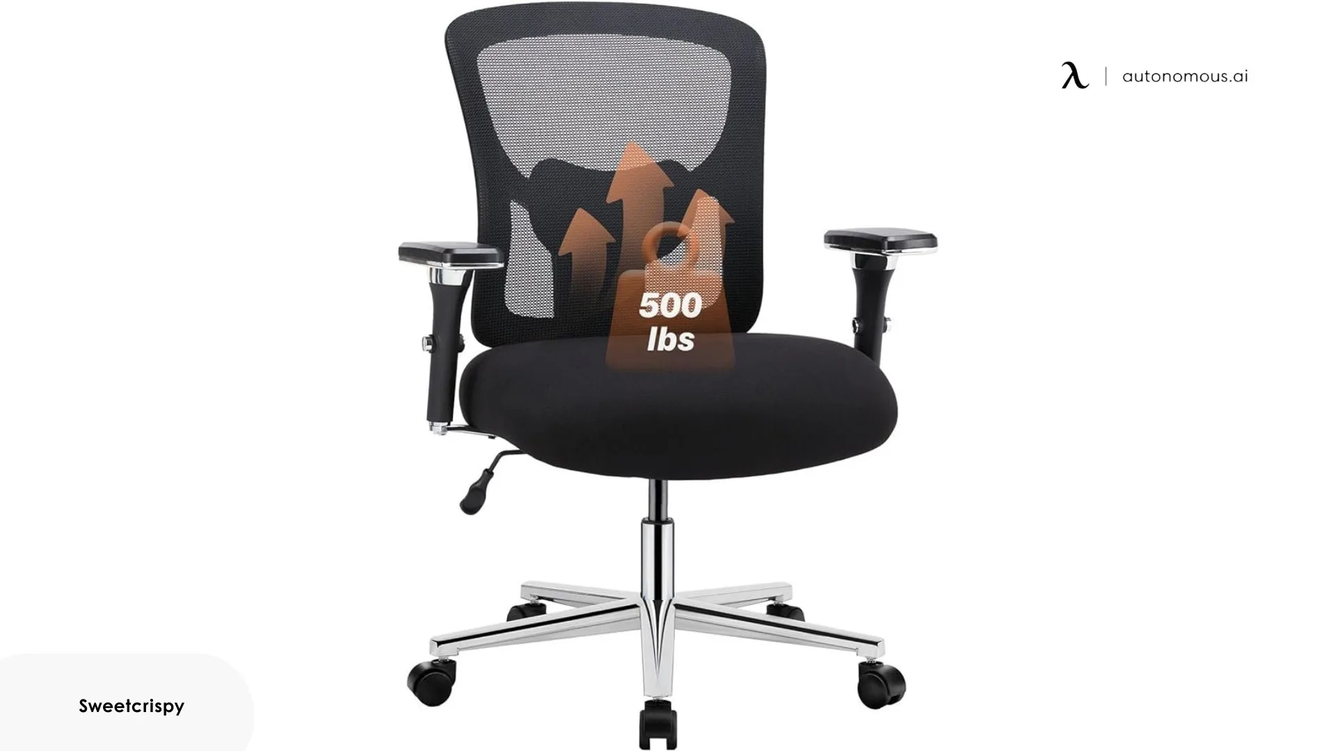 Sweetcrispy Ergonomic Wide Heavy Duty Office Chair