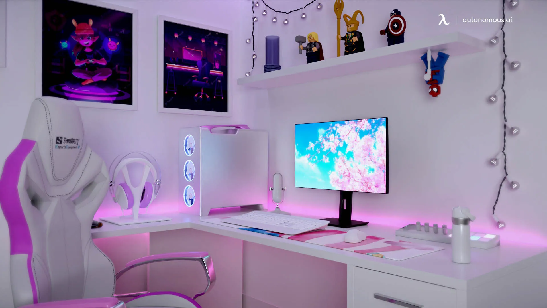 a clean two-tone color theme