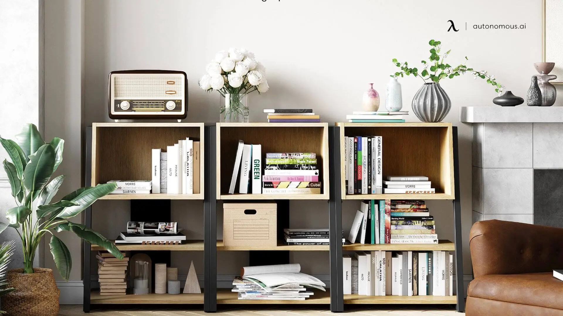 Placing a heavy bookshelf