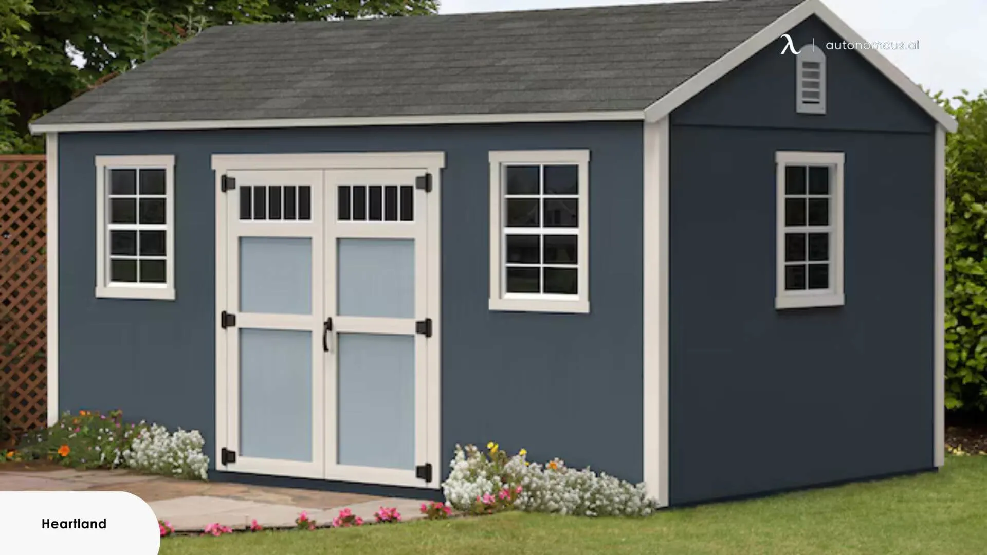 Heartland Lancaster Gable Style Wood Outdoor Shed