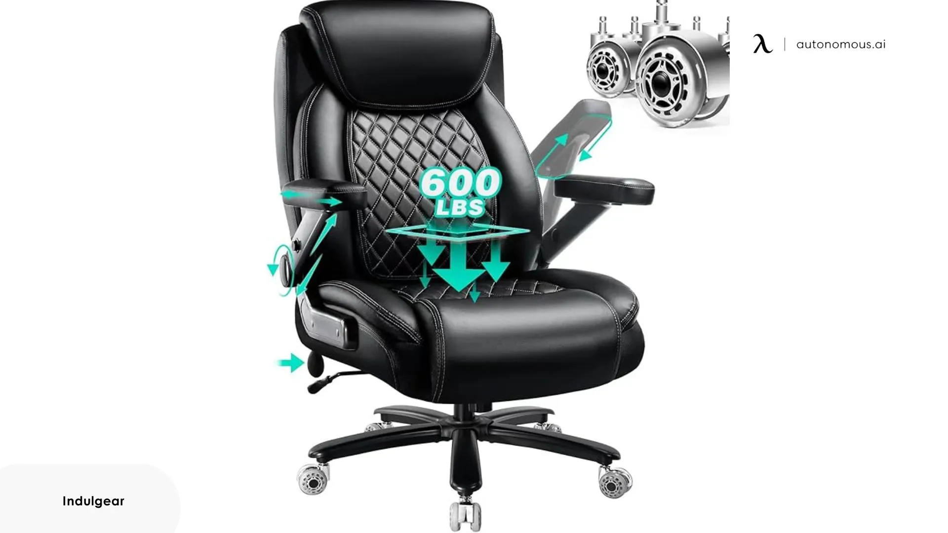 Indulgear 600 Lbs Heavy Duty Office Chair