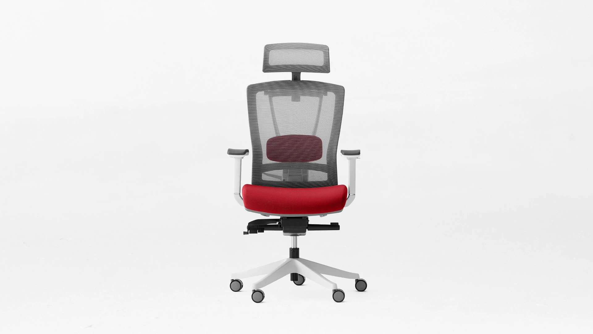 red office chair