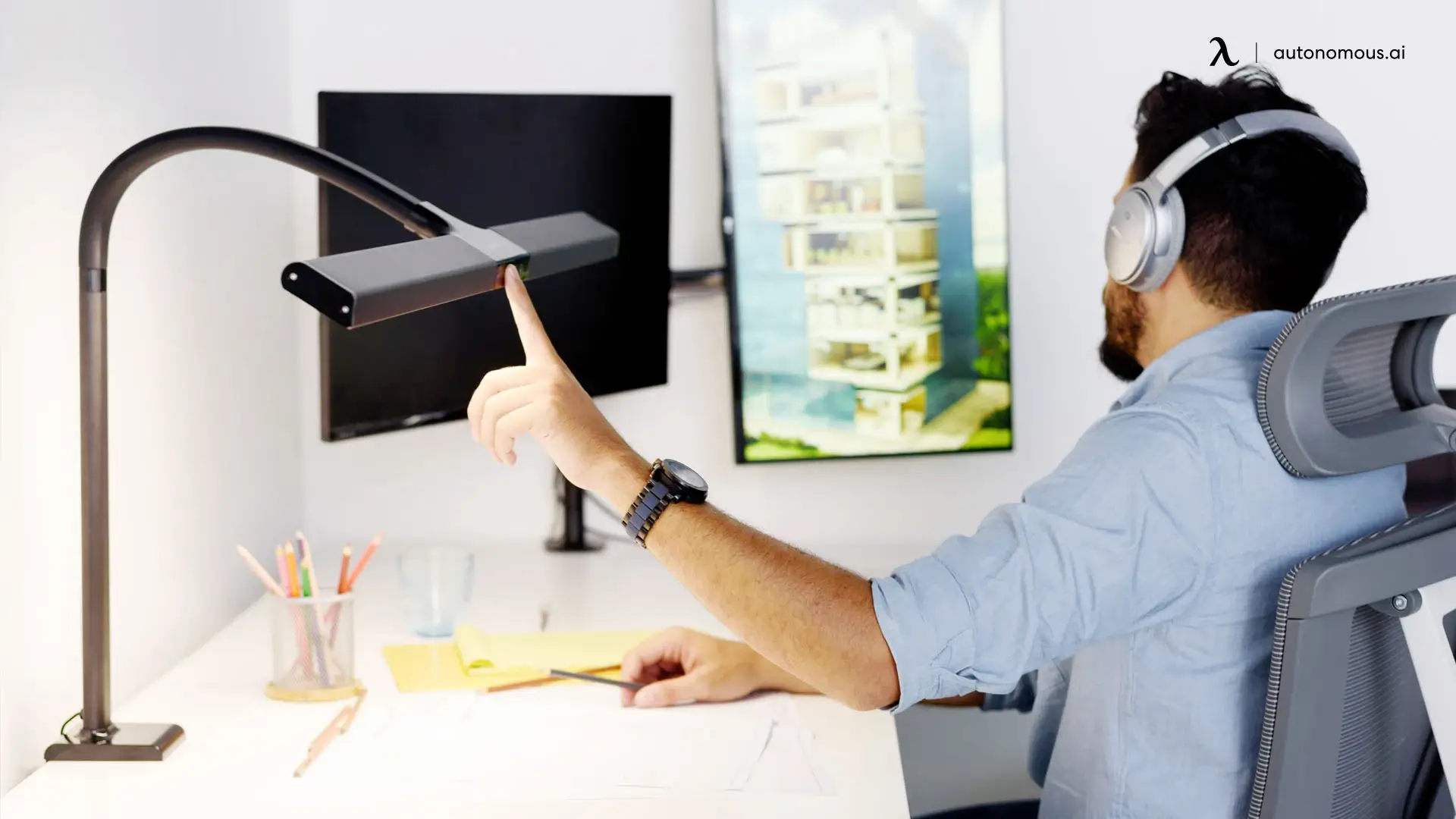 reading documents or joining video calls