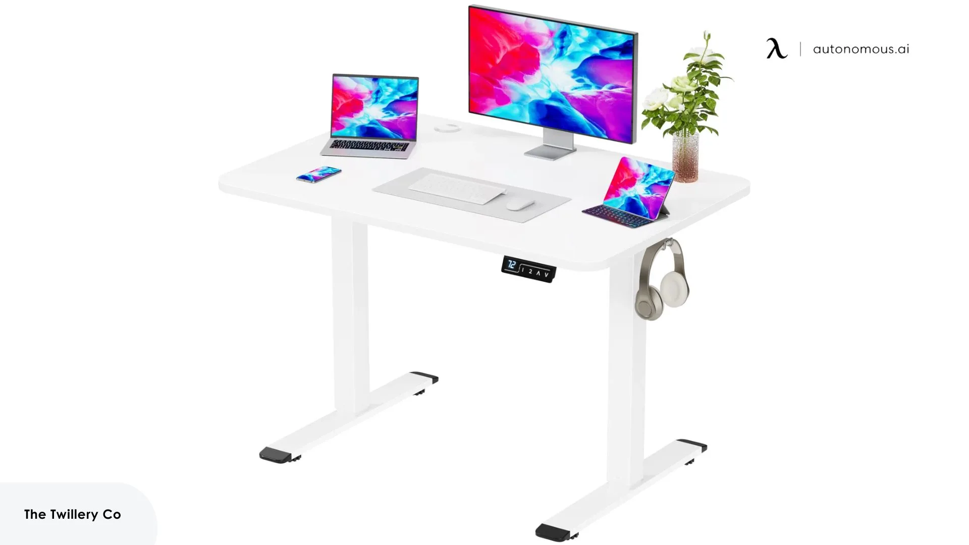 The Twillery Co. Putnam Height Adjustable Standing Desk