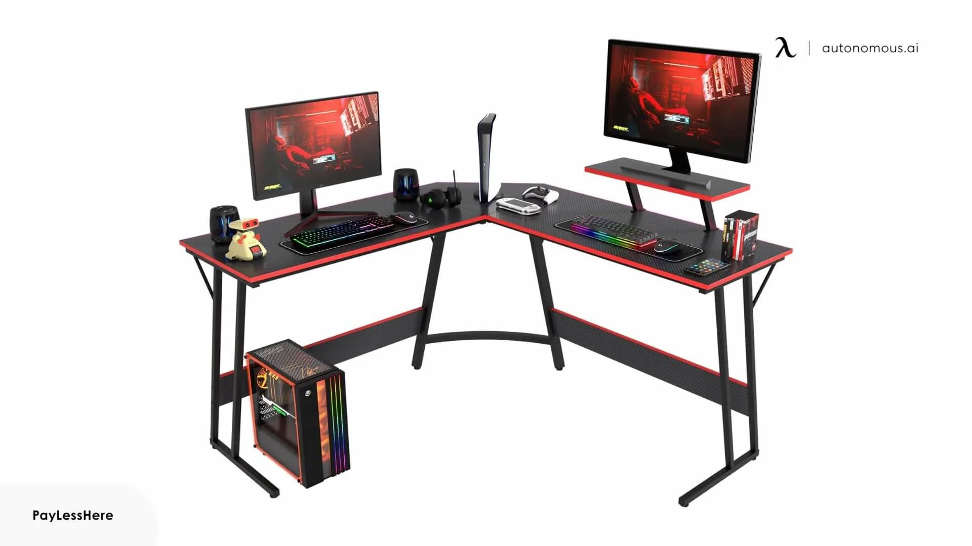 PayLessHere Corner Gaming Desk